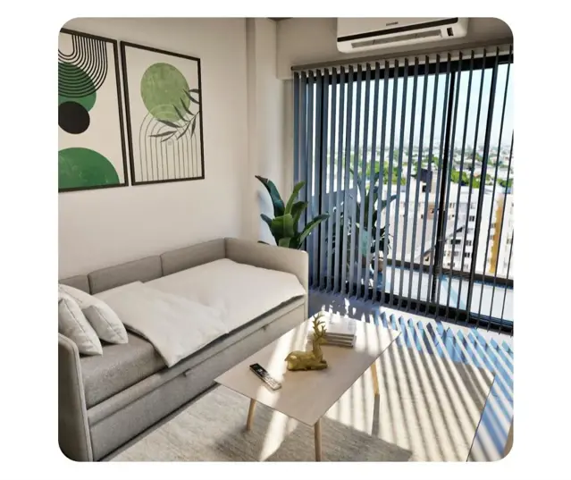 Departamento Monoambiente al frente