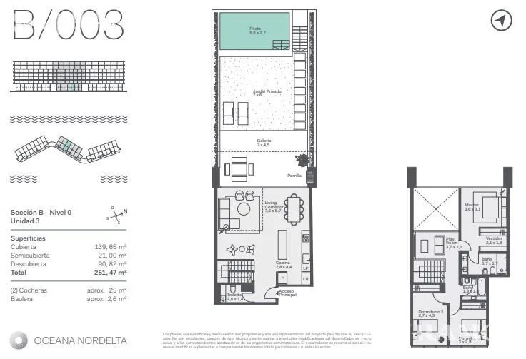 Townhouse en venta de 4 ambientes con vista a la Laguna central foto 4