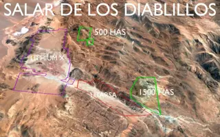 MINA DE LITIO EN EL SALAR DE LOS DIABLILLOS - SALTA - LINDERA A EMPRESA EN ETAPA AVANZADA DE EXPLORACIÓN/EXPLOTACIÓN foto 1
