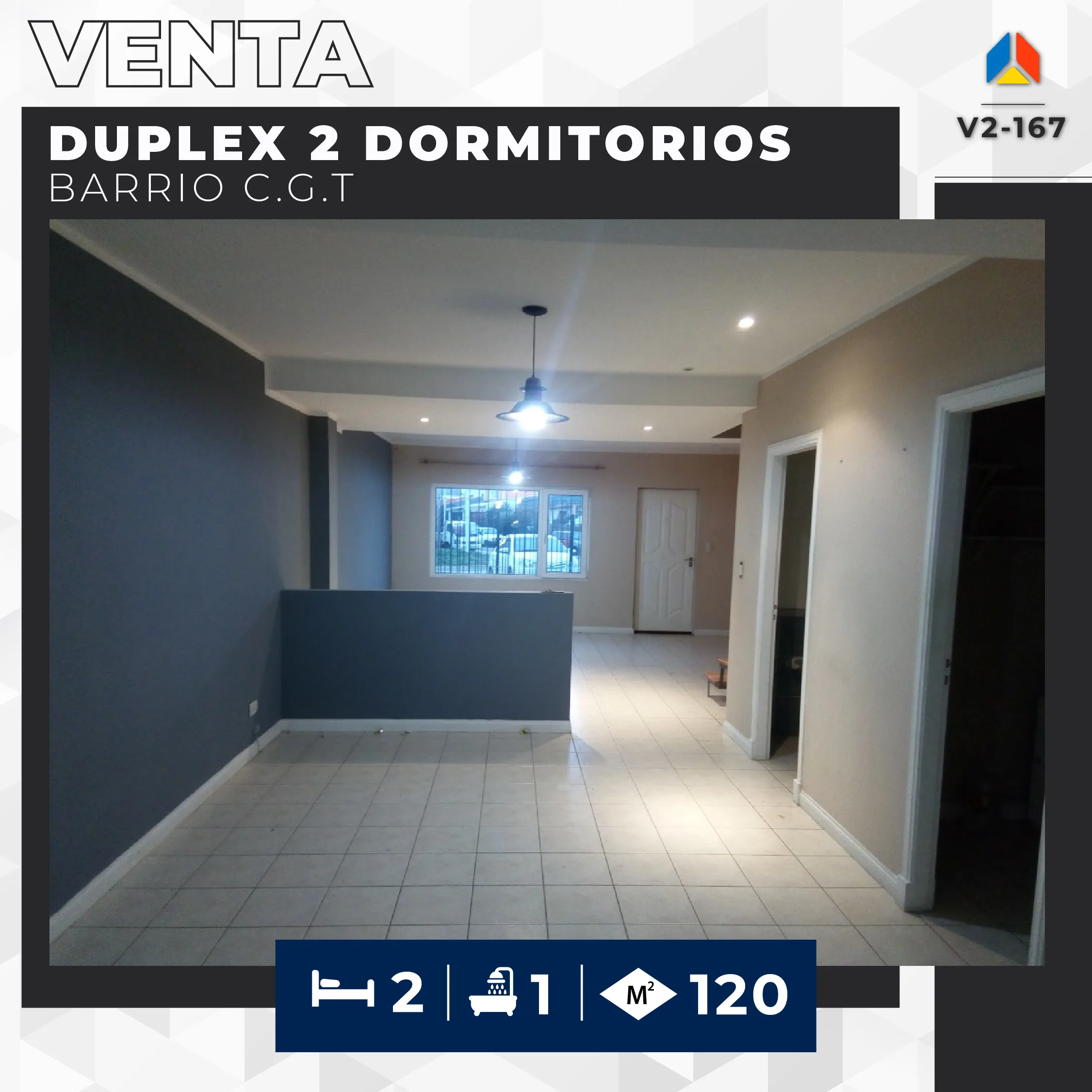VENTA – DUPLEX 2 DORMITORIOS – BARRIO C.G.T. foto 2