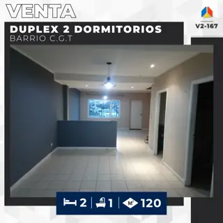 VENTA – DUPLEX 2 DORMITORIOS – BARRIO C.G.T. foto 2
