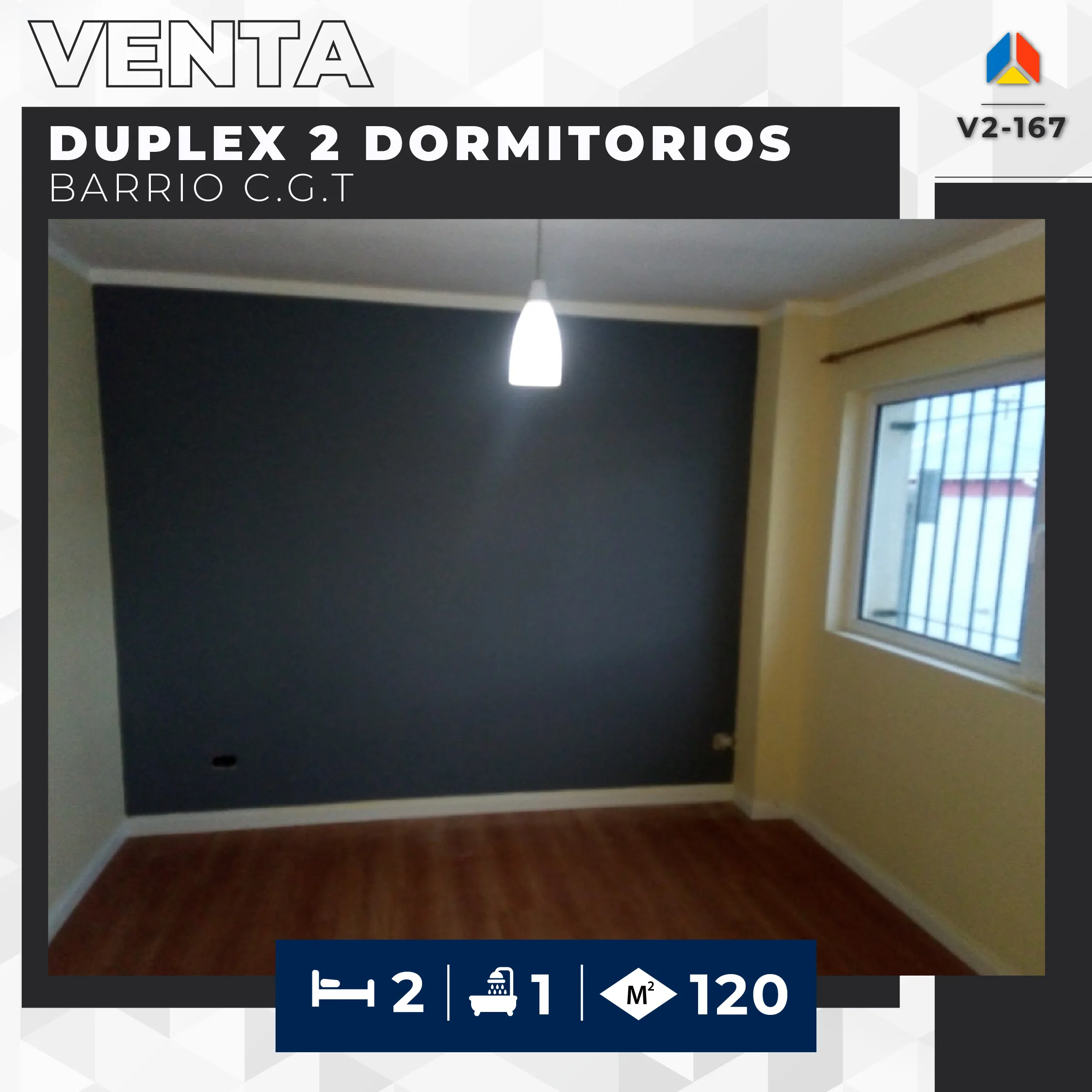 VENTA – DUPLEX 2 DORMITORIOS – BARRIO C.G.T. foto 3