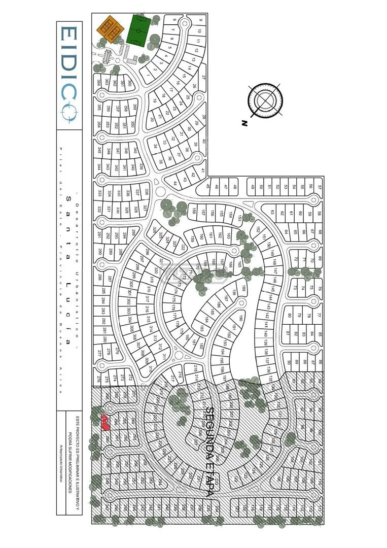 Pilar del Este Ruta 25 y Av Parque en Barrio Santa Lucia 1100 Lote 171 foto 3