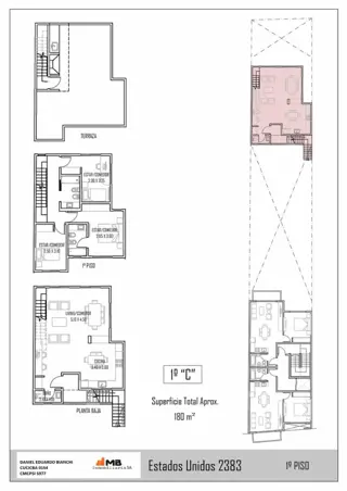 San Cristobal Duplex de 4 ambientes al contrafrente, EE.UU al 2300 1°C. foto 1