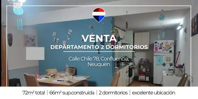 VENTA DEPARTAMENTO NQN, CALLE CHILE 78