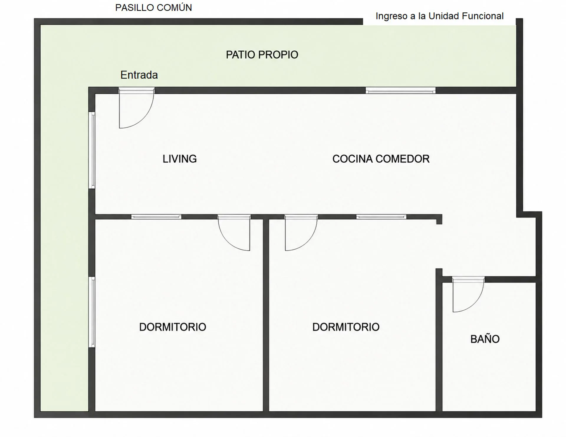Venta de PH 3 ambientes en Virreyes 81 m2 Pta baja foto 3