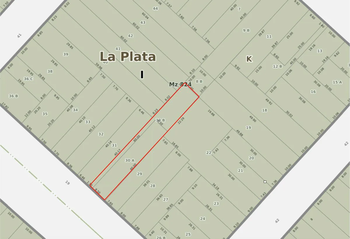 Terreno en venta en La Plata zona casco urbano foto 2