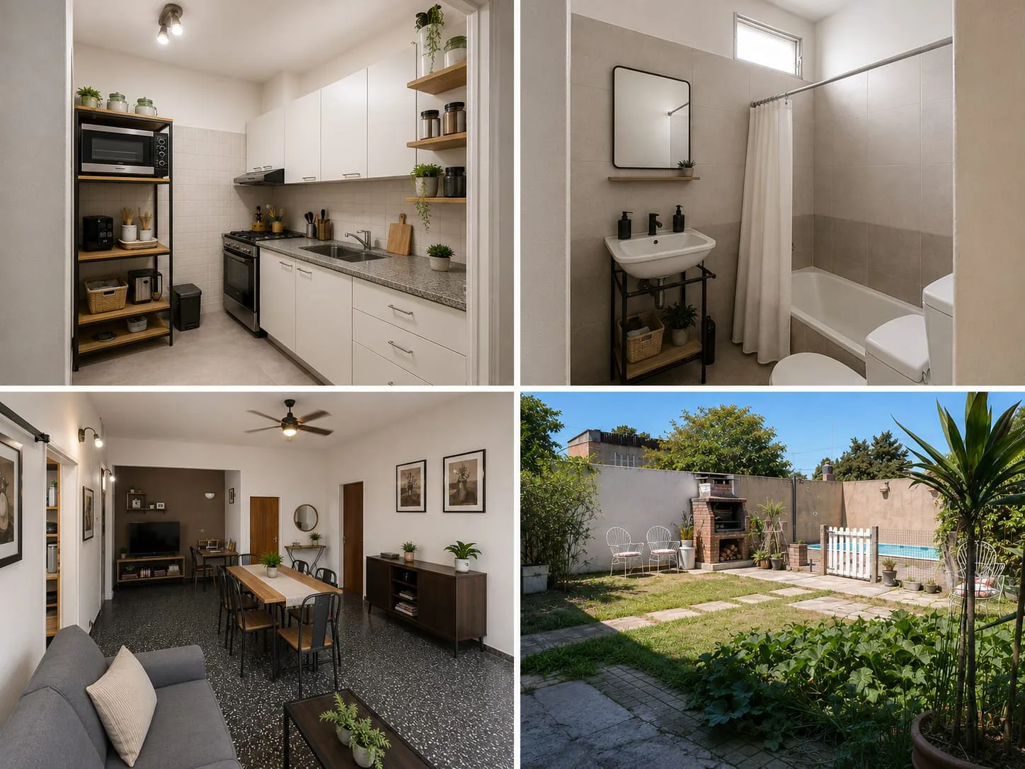 CASA FAMILIAR CON PILETA, COCHERA PARA 3 AUTOS Y GRAN LIVING EN PARQUE SAN MARTÍN