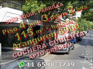Departamento (Piso) en Venta en Floresta 4 ambientes 2 baños 115 m2 + balcón, con cochera y amenities - Aranguren 3900 foto 1