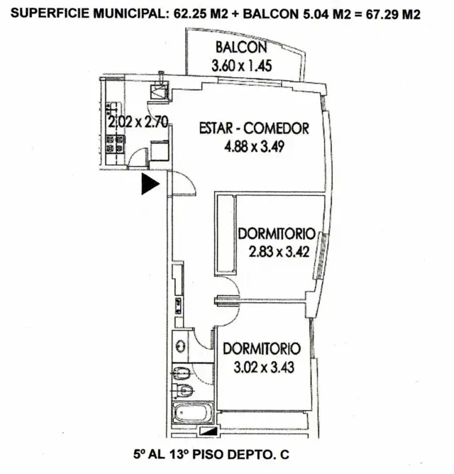 EXCELENTE DEPARTAMENTO DE 2 DORMITORIOS EN VENTA + NUEVA CÓRDOBA + INMEJORABLE UBICACIÓN...