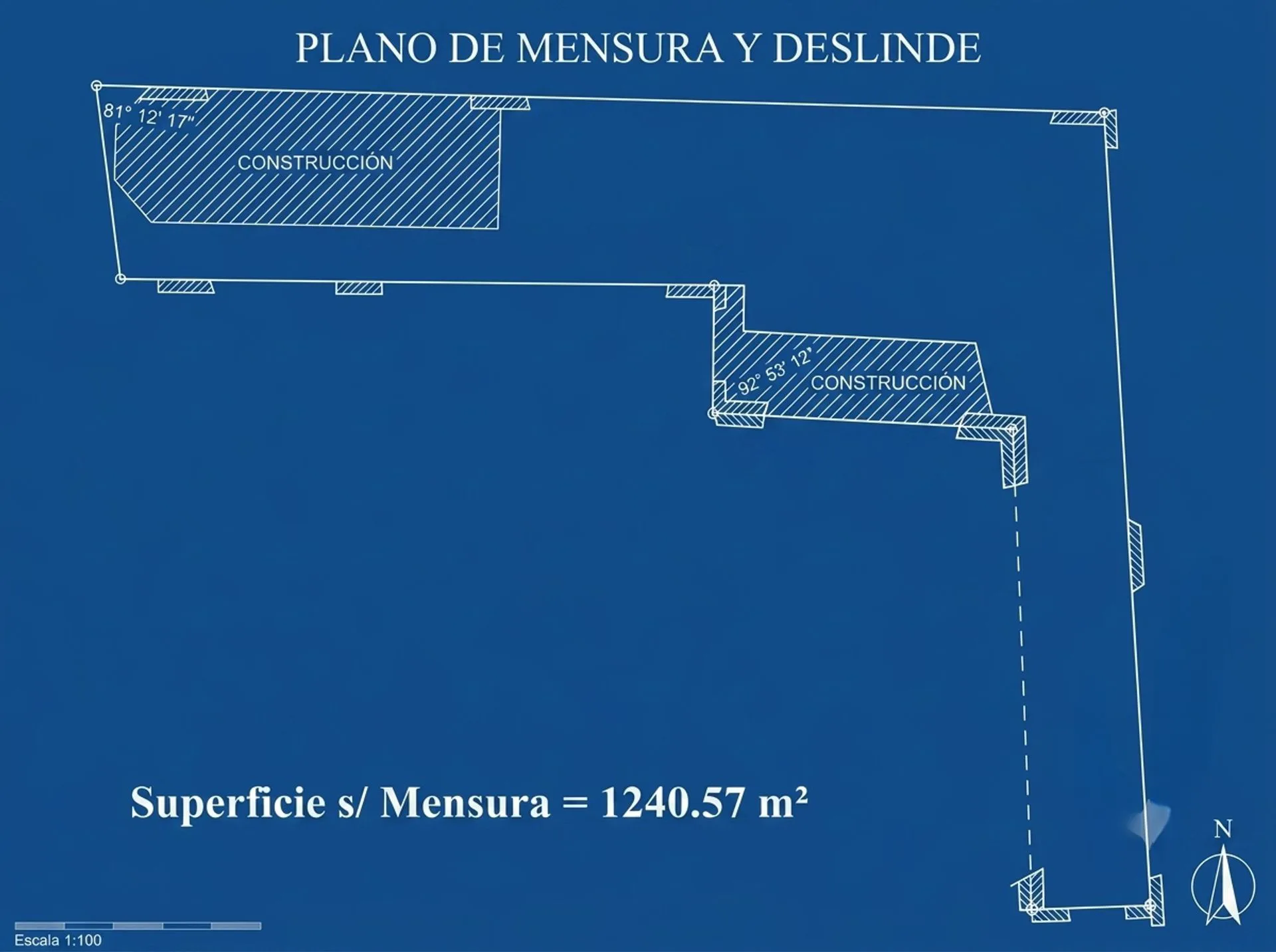 TERRENO CENTRICO DE 1240 M2,CON OBRA GRUESA.JACHAL foto 2