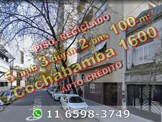 Departamento (piso) en Venta en San Cristóbal 5 ambientes 3 dormitorios 2 baños 100 m2, balcón al frente - Cochabamba 1600 foto 1