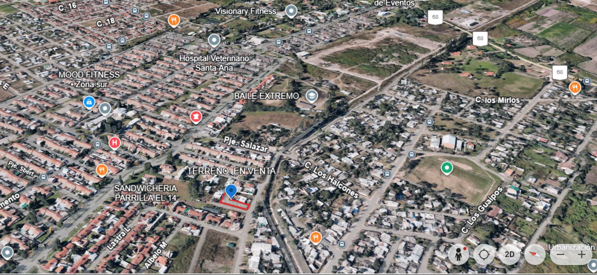 Venta terreno Barrio Santa Ana frente en avenida foto 5
