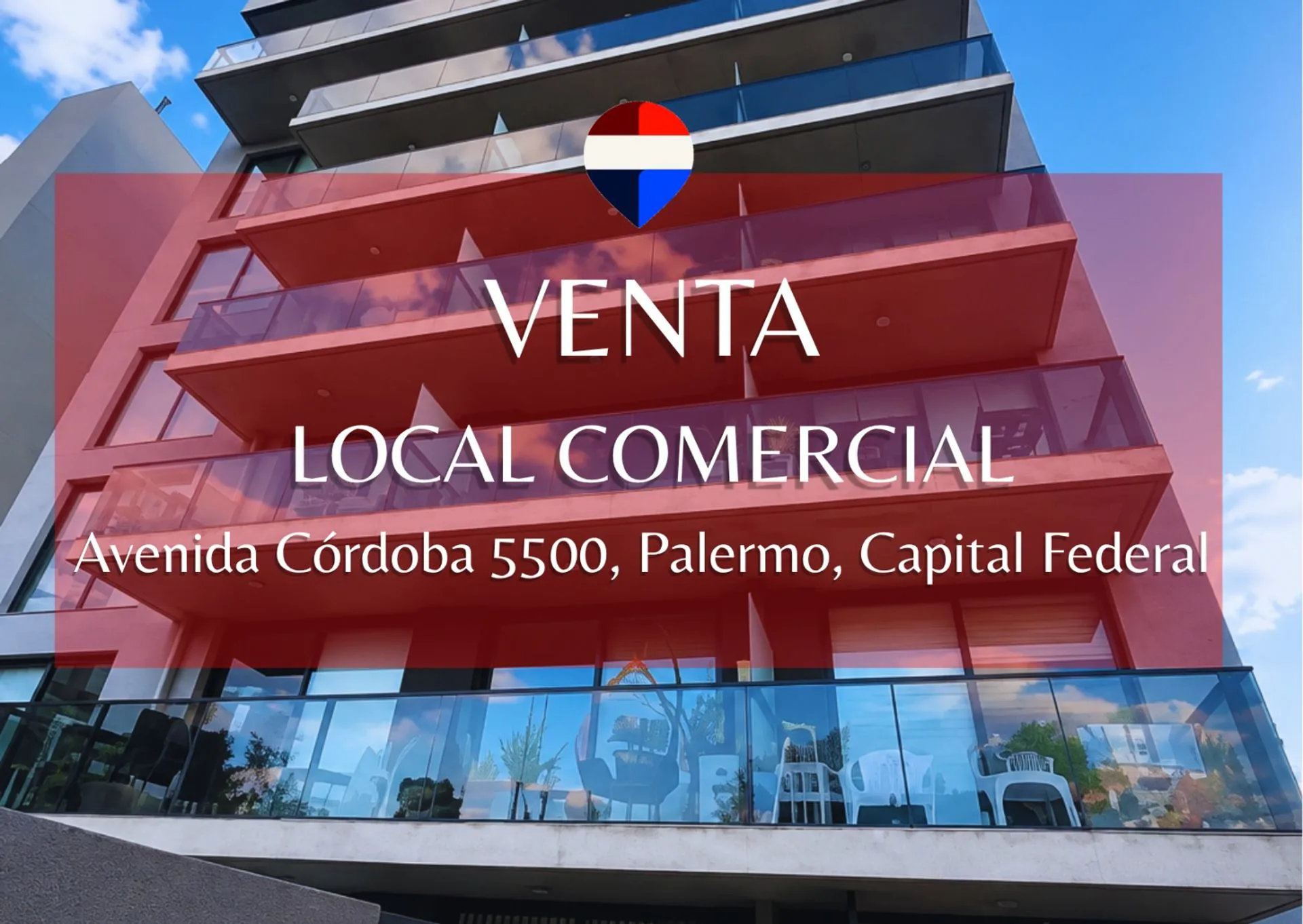 VENTA LOCAL COMERCIAL 156M2 PALERMO HOLLYWOOD
