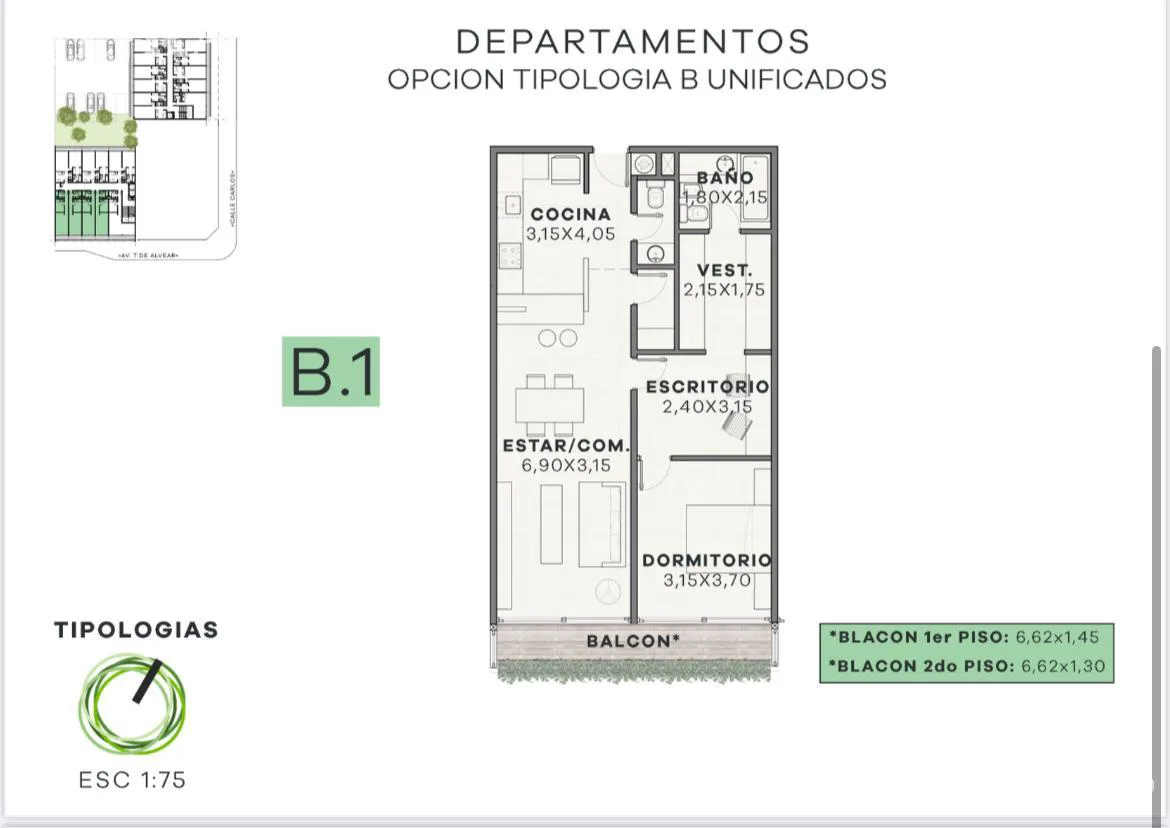 Departamento de 2 amb en venta en Don Torcuato foto 2