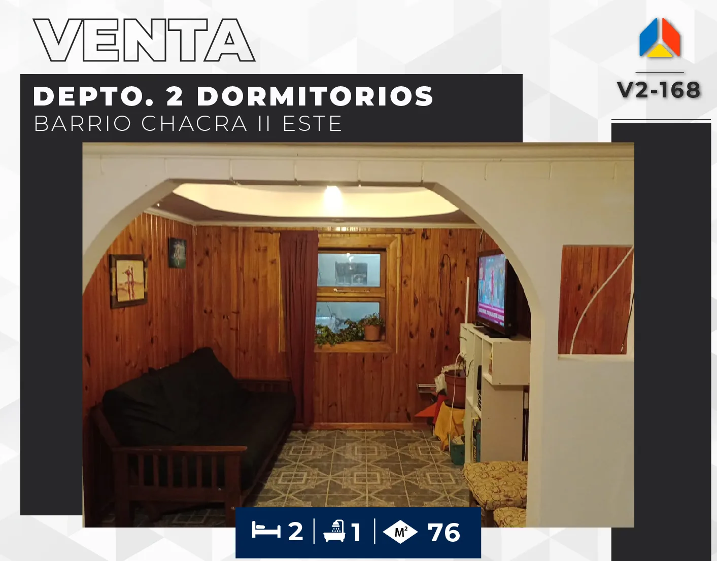 Departamento 2 Dormitorios – Barrio Chacra II Oeste foto 2