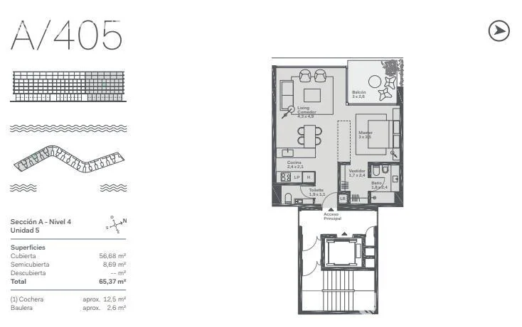 Departamento en venta en Nordelta - Av Del Golf  Uf A405 foto 3