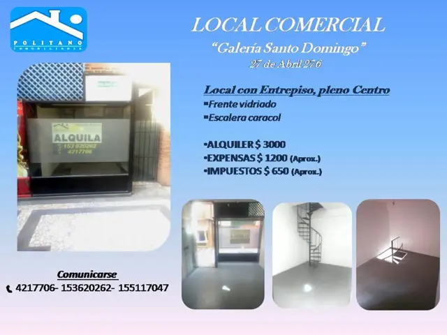 Local Excelente Ubicación - Bº Centro