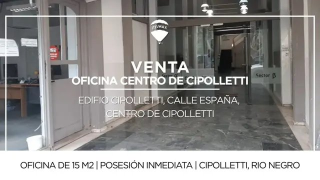 VENTA DE OFICINA EN CIPOLLETTI
