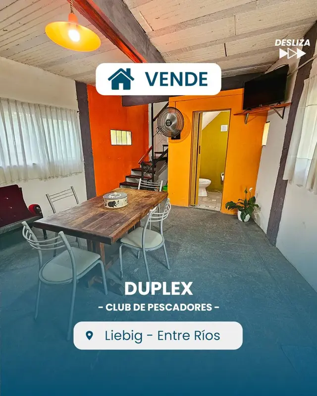 Dúplex en venta en Club de Pescadores Liebig