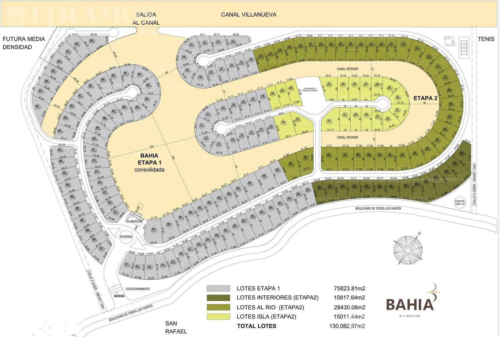 Lote de 765 m2 listo para construir en BAHÍA VILLANUEVA foto 3