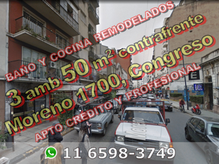 Departamento en Venta en Monserrat (Congreso) 3 ambientes 50 m2 contrafrente - Moreno 1700 foto 1