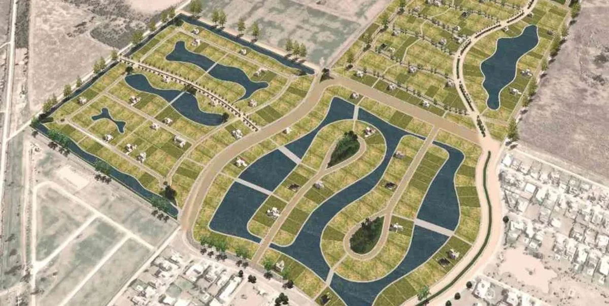 Venta terreno Nuevos Aires, frente a la laguna foto 3