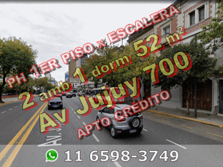 PH en Venta en Balvanera / San Cristóbal 2 ambientes 52 m2, 1er piso por escalera - Av Jujuy 700 foto 1