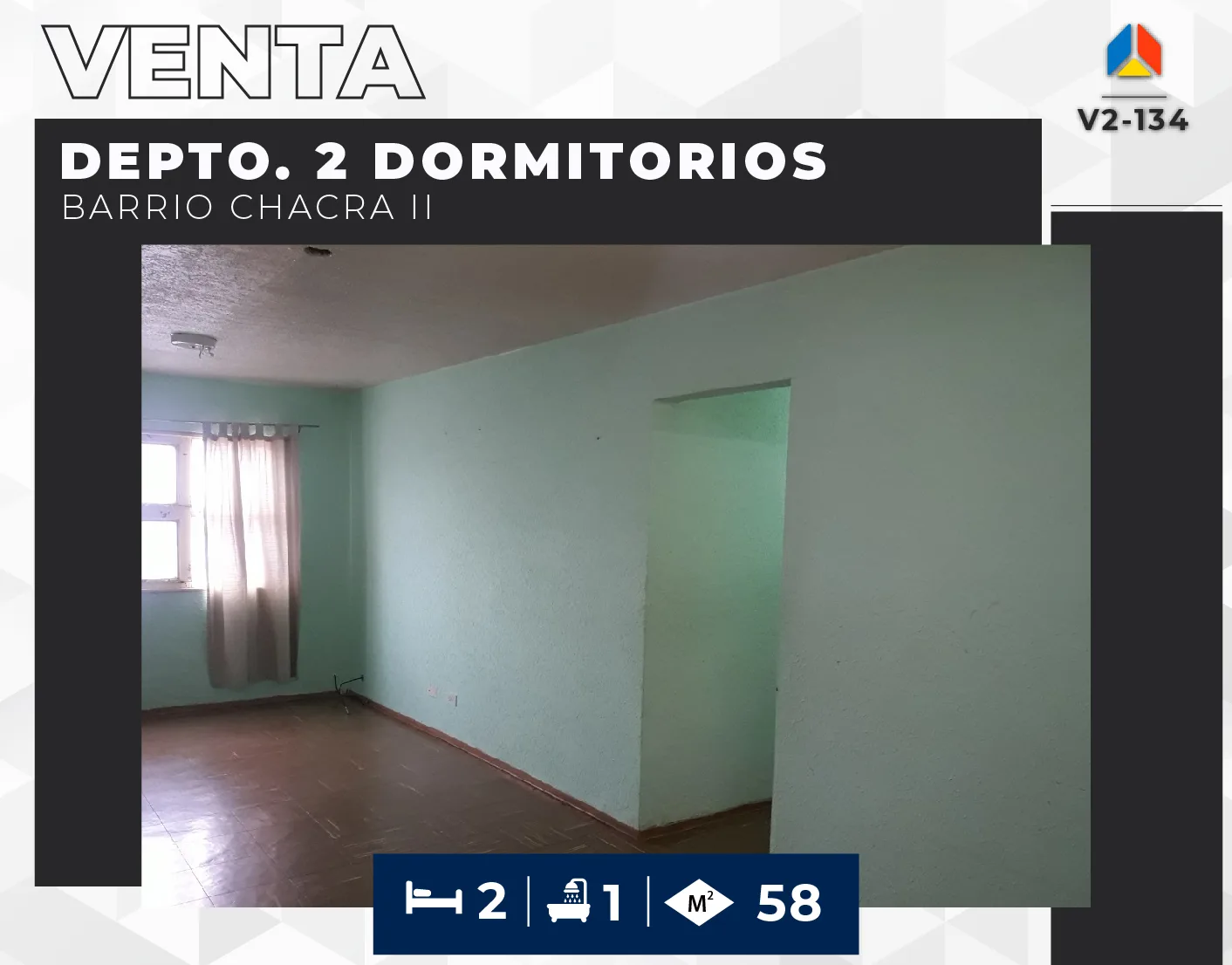 Departamento 2 Dormitorios – Barrio Chacra II foto 2