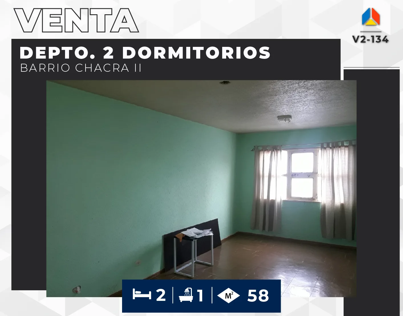 Departamento 2 Dormitorios – Barrio Chacra II foto 3