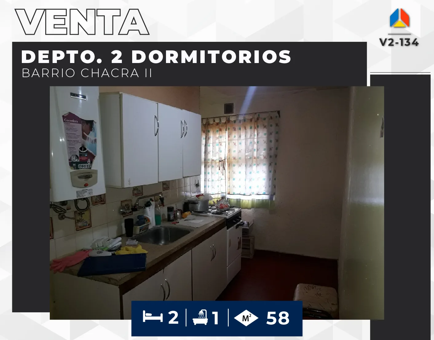 Departamento 2 Dormitorios – Barrio Chacra II foto 4