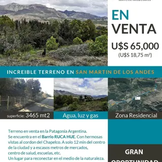 Se Vende Terreno de 3465m2 en Ruca Hue foto 3