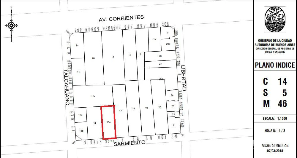Terreno en venta en Congreso - SARMIENTO 1271 foto 3