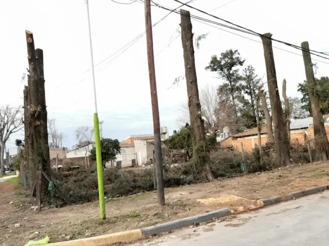 3 lotes sobre asfalto