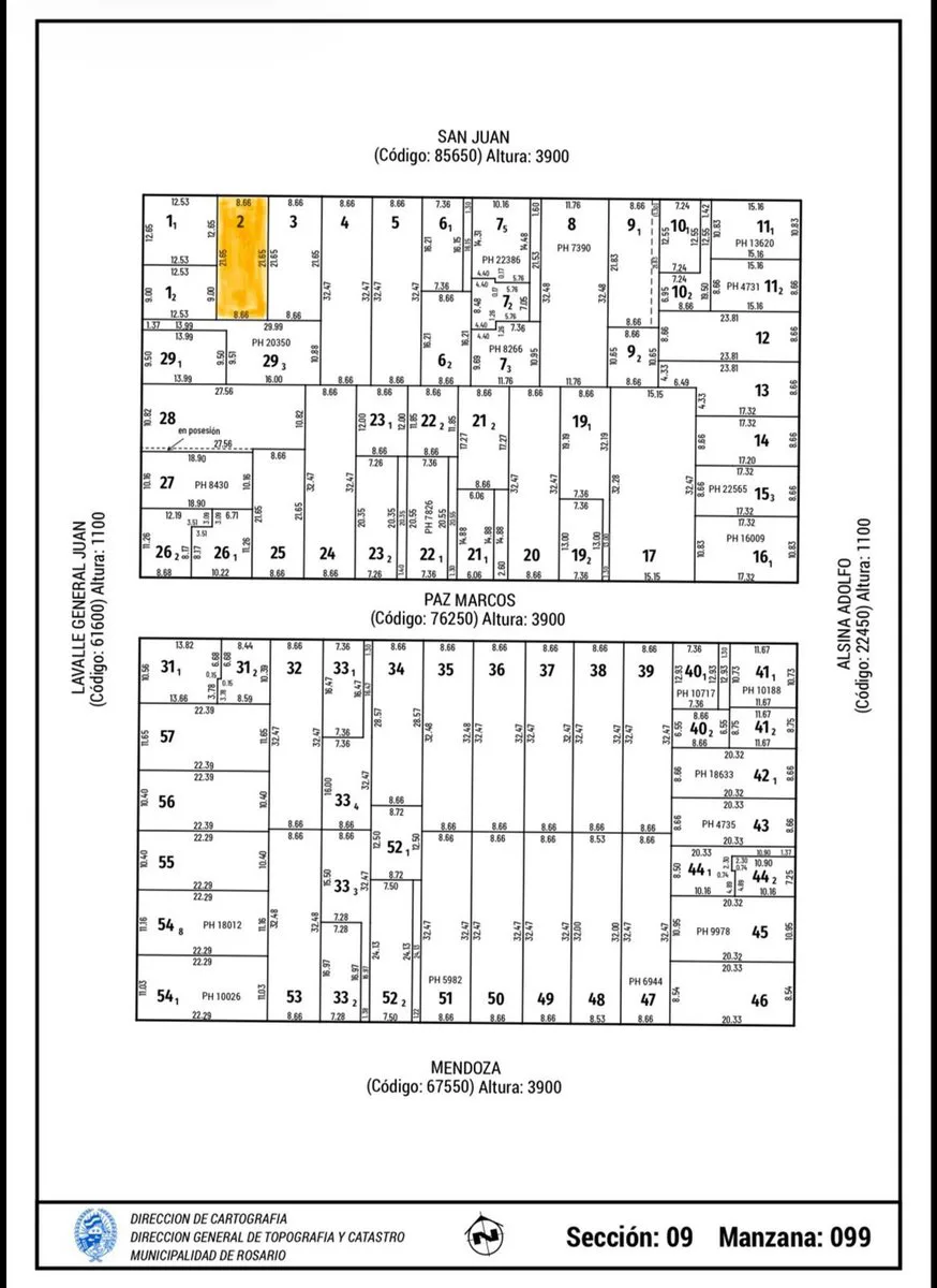VENTA: LOTE PARA CONSTRUCTORA SAN JUAN 3900