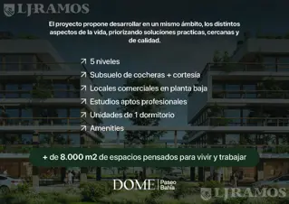 Studio de 48 m² con balcón en venta en Puertos | DOME Paseo Bahía foto 4
