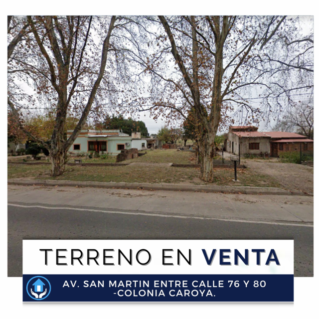 TERRENO EN VENTA: COLONIA CAROYA