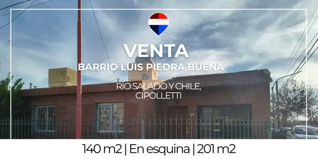 VENTA CASA DE 3 DORMITORIOS + QUINCHO - CIPOLLETTI