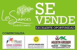 SE VENDEN LOTES DE 1.800M2 CON ESCRITURA “LOTEO LOS SAUCES” foto 1
