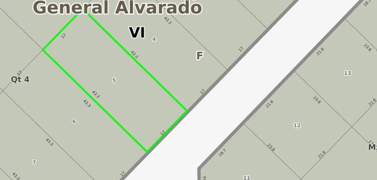 Venta terreno Mar del sur 736 mts foto 3