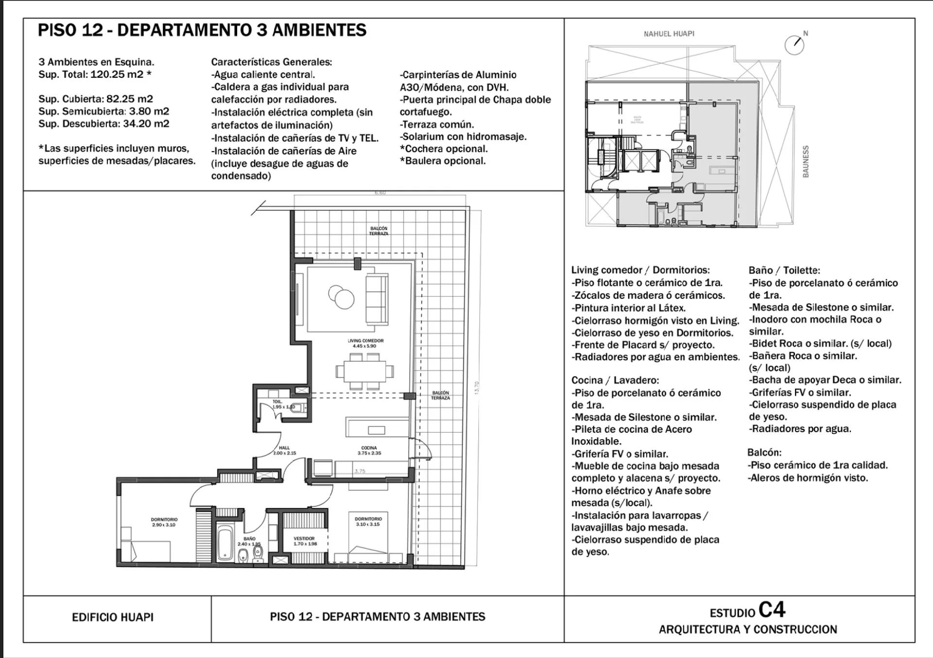 Venta Departamento 3 Amb Desarrollo Villa Urquiza foto 3