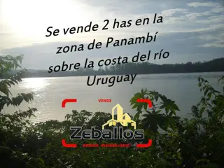 Excelente oportunidad: se vende 2 has en la zona de Panambí sobre la costa del río Uruguay foto 1