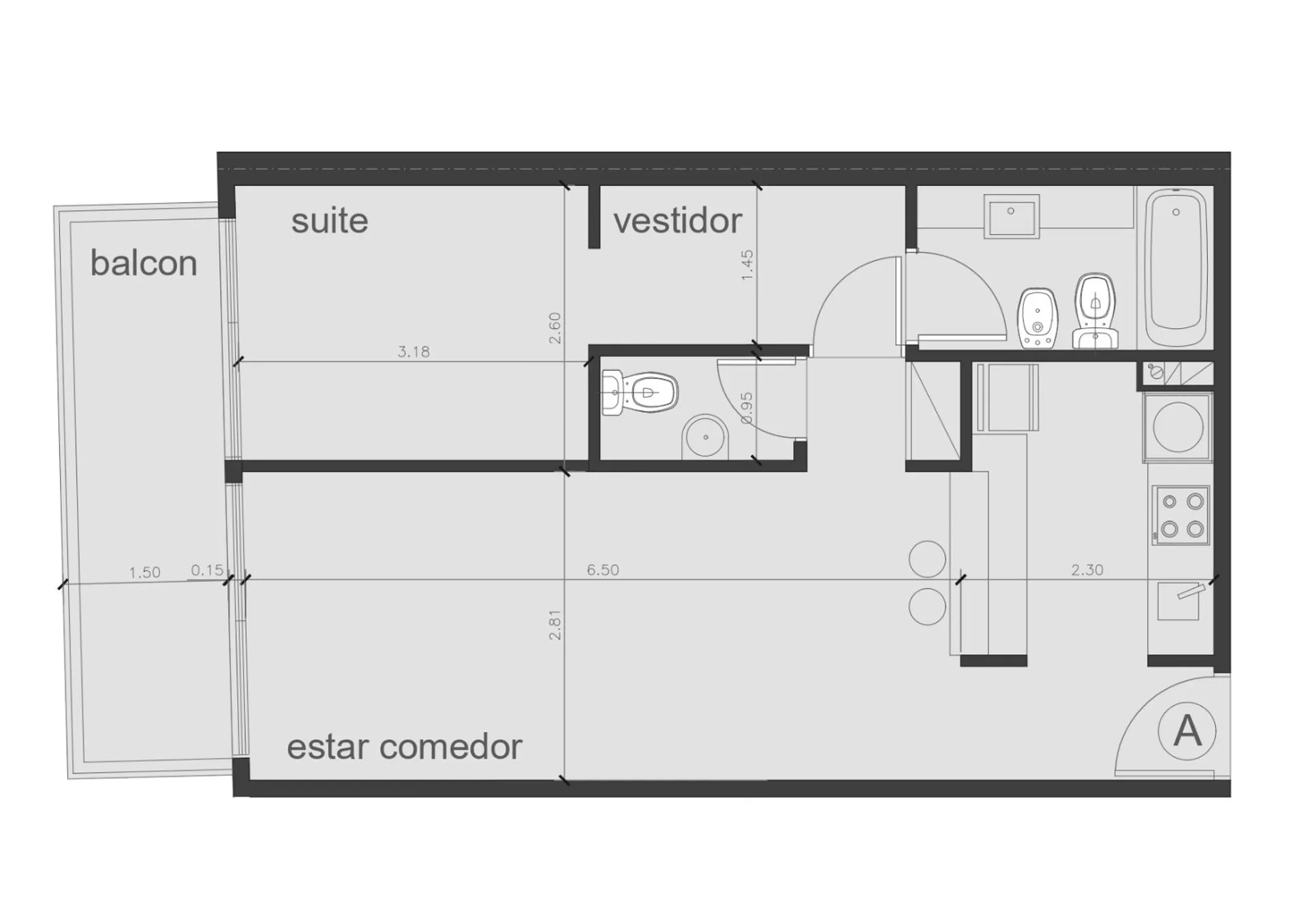 VENTA 2 AMB. POZO Z/MOVISTAR ARENA, FINANCION. foto 4