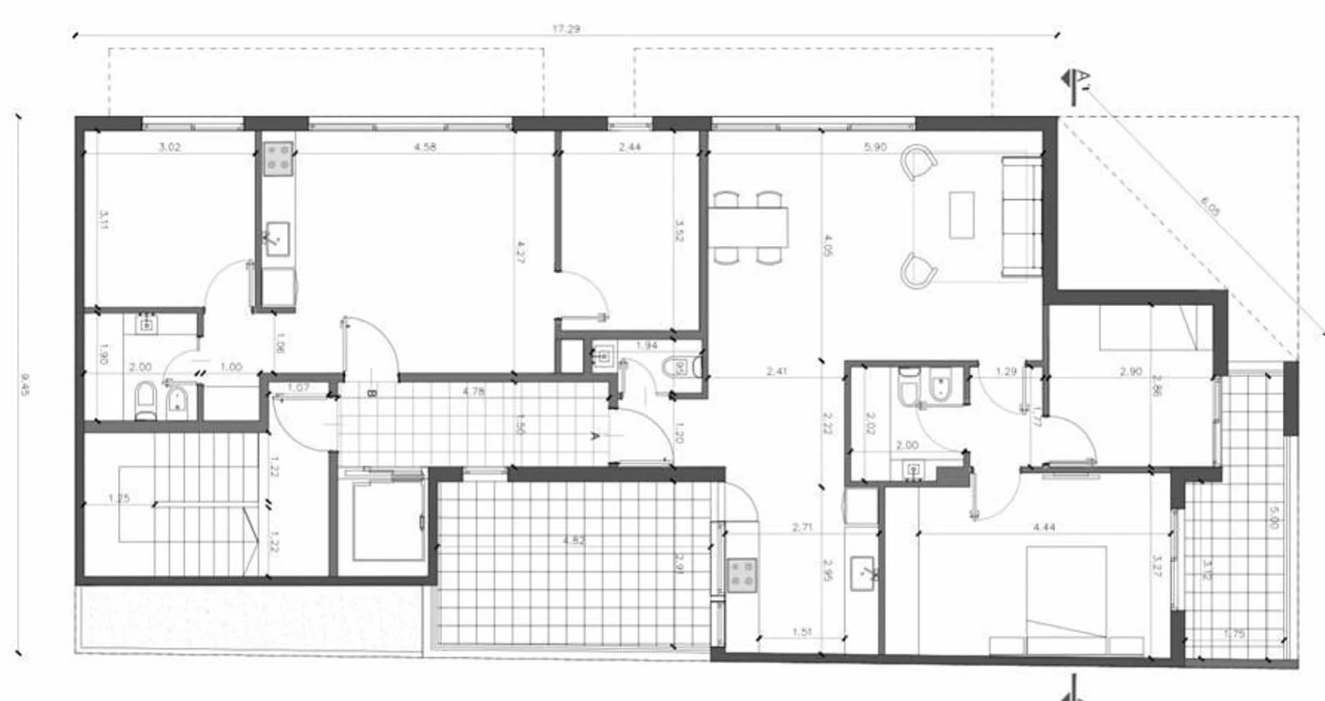 VENTA 3 AMB. AMPLIO CON BALCÓN Y PATIO – NÚÑEZ foto 2