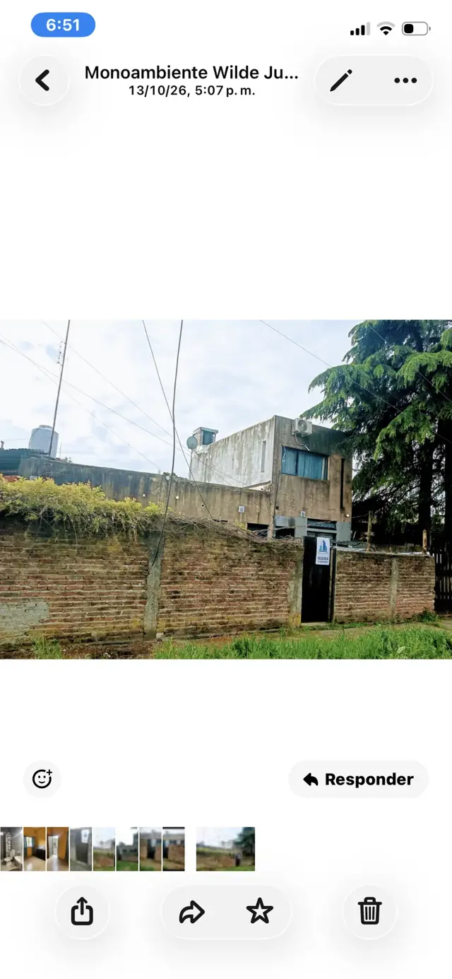 Alquiler de departamento de 2 ambientes en Burzaco zona parque industrial