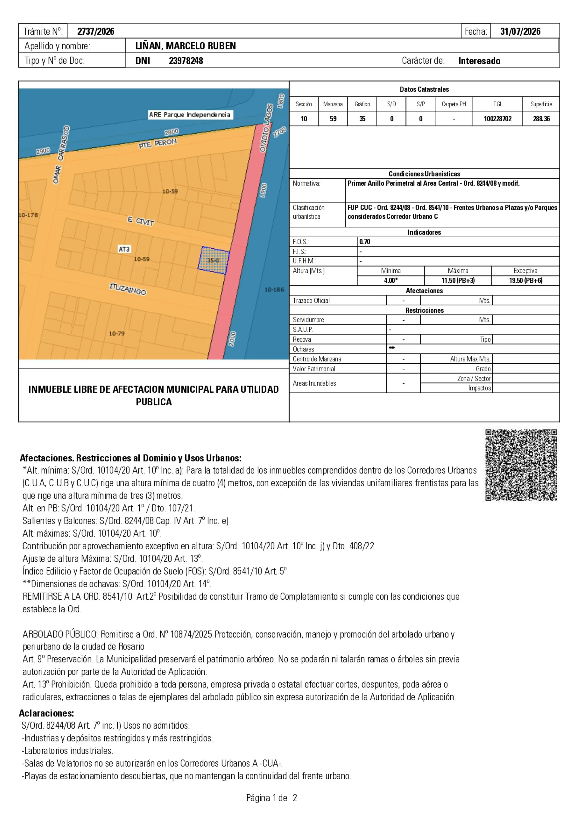VENTA TERRENO PARA CONSTRUCTORA - BARRIO PARQUE foto 3