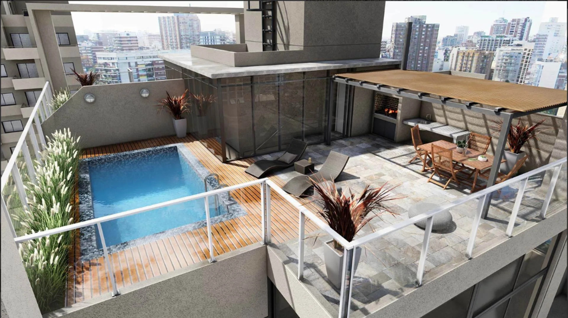 Venta duplex Newen II Terraz privada Amenities foto 2