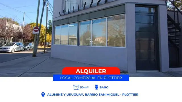 LOCAL COMERCIAL EN ALQUILER - PLOTTIER
