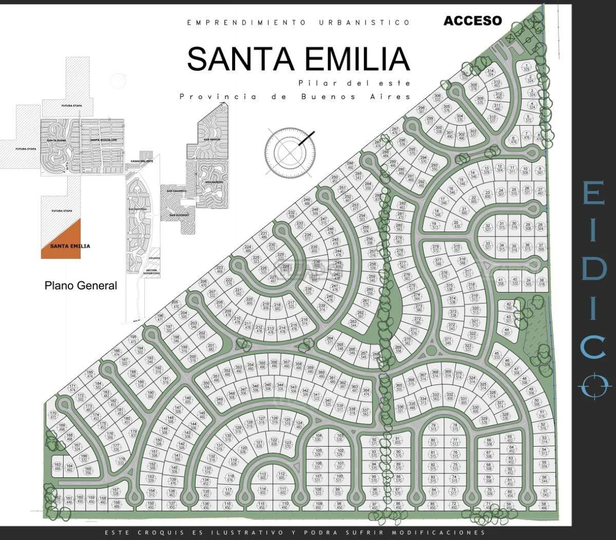 Santa Emilia- Pilar del Este Ruta 25 y Av Parque en Barrio Santa Emilia al 1100 Lote 342 foto 3