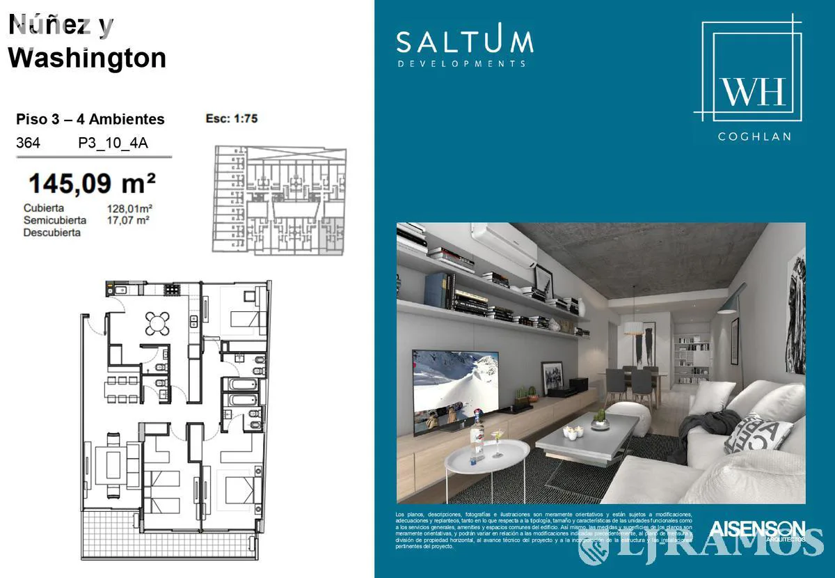 Venta departamento 4 ambientes Coghlan con dependencia foto 3